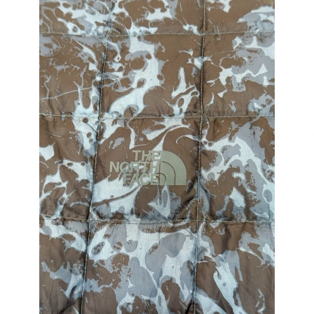 The North Face Mens Thermoball Puffer Jacket Large Blue Camo Men's XL